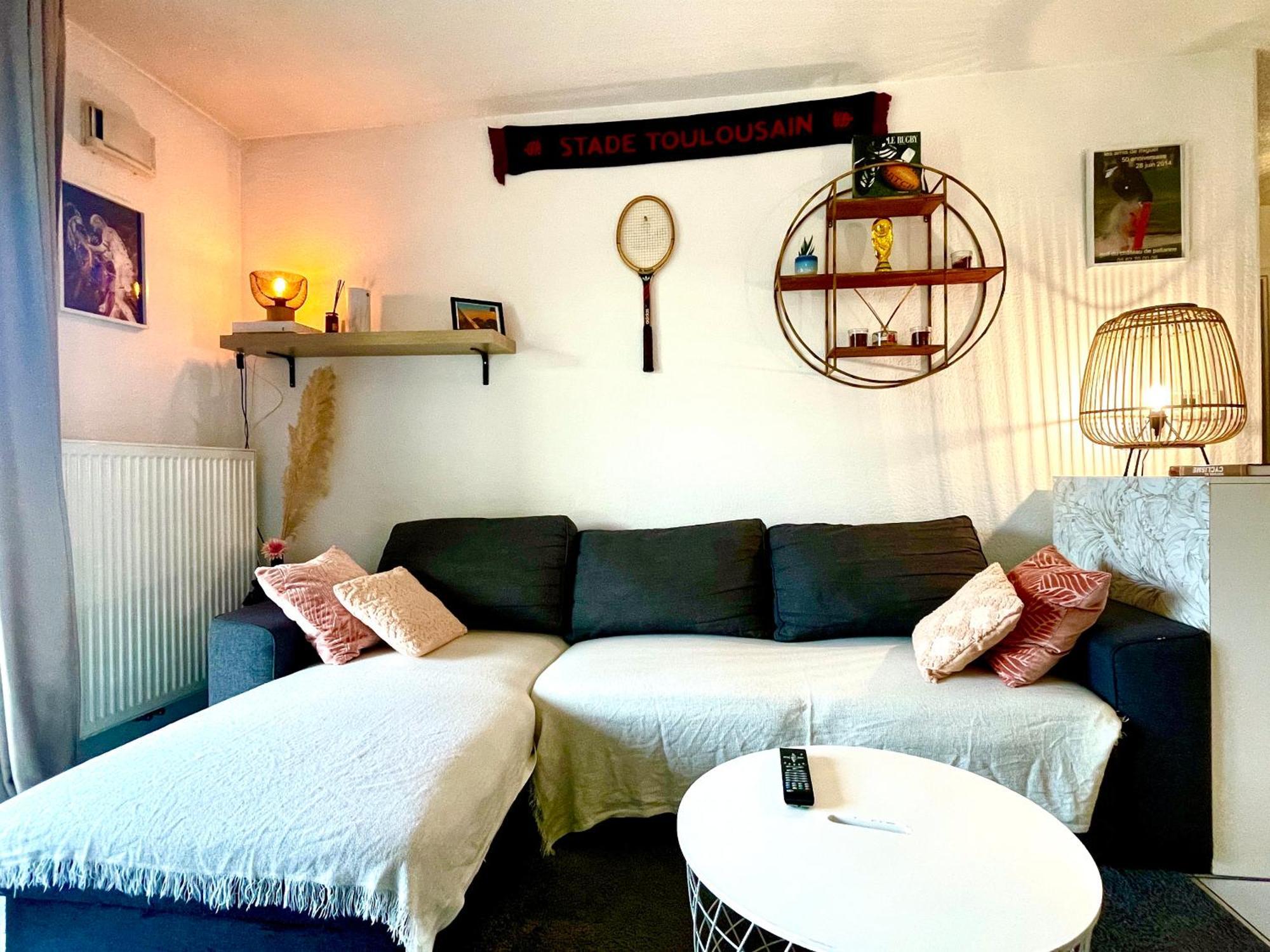 Bel Appartement T3 De 60M2 Avec Parking, Terrasse, Proche Du Metro Et Du Periph Toulouse Eksteriør billede