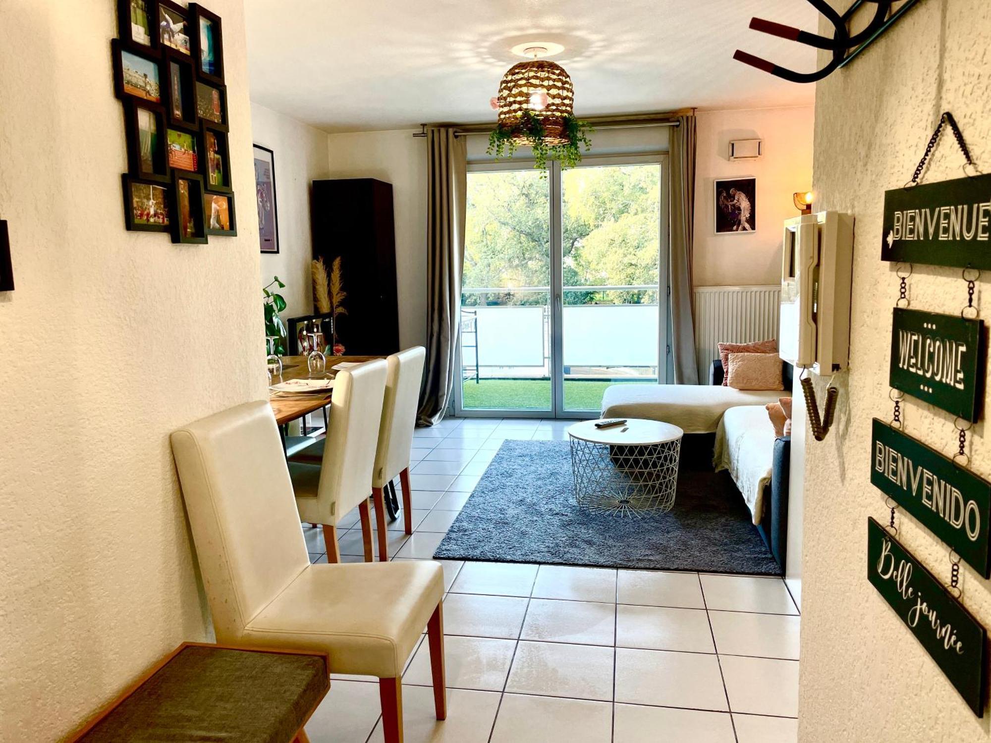Bel Appartement T3 De 60M2 Avec Parking, Terrasse, Proche Du Metro Et Du Periph Toulouse Eksteriør billede