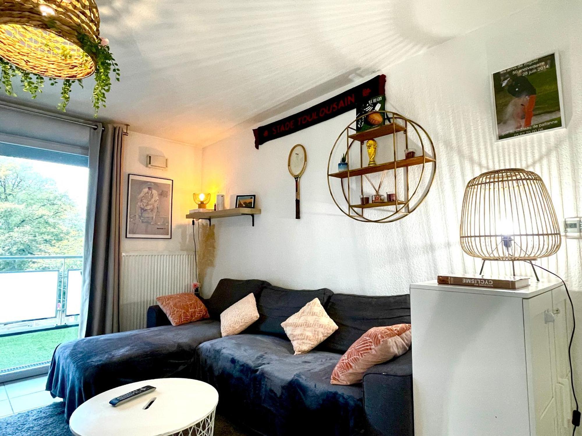 Bel Appartement T3 De 60M2 Avec Parking, Terrasse, Proche Du Metro Et Du Periph Toulouse Eksteriør billede